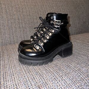 Jeffrey Campbell Czech Combat Boots, Sz 6